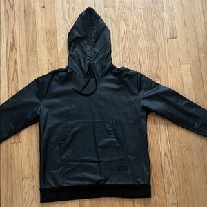 Black Hooded Sweatshirt